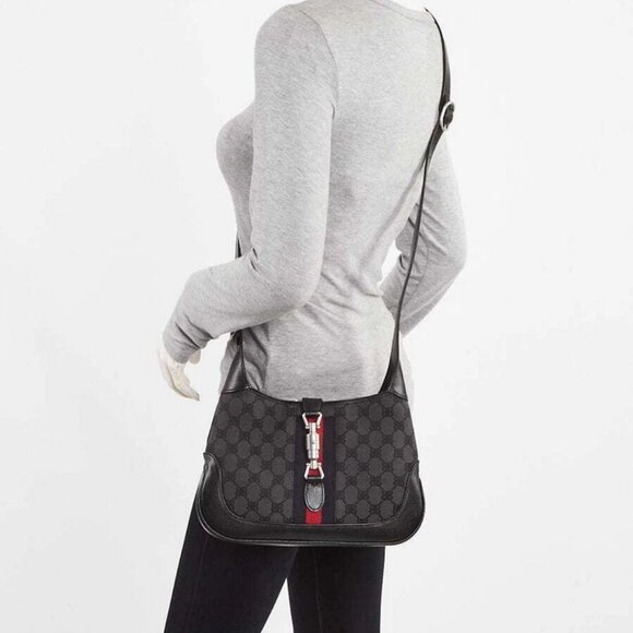 Balenciaga x Gucci Black/Grey Canvas/Leather The Hacker Project 1961 Small Ja... - Picture 10 of 10